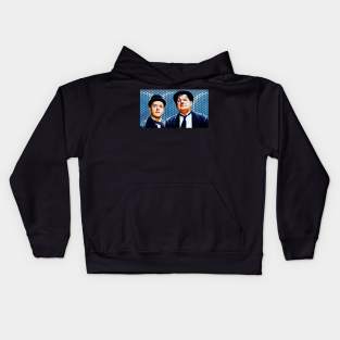 Laurel & Hardy Mashup Kids Hoodie